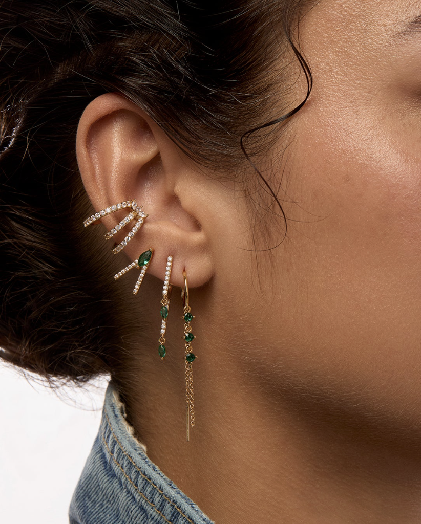 BOUCLE D'OREILLE -  GREEN RIALTO - MYA BAY   