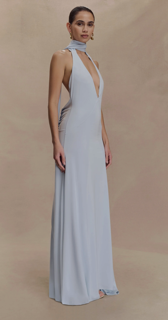 Meshki - Robe Juliet Maxi Bleu - T40 - P0032