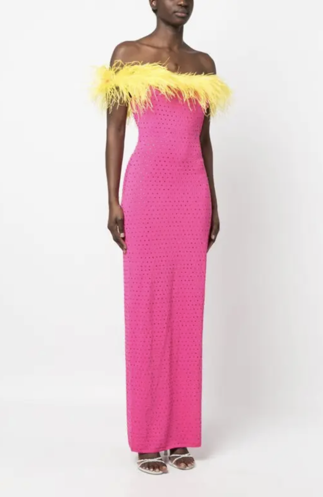 Aniye By - Robe longue rose/mauve irisée t36 - C02933