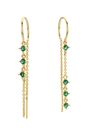 BOUCLES D'OREILLES -  GREEN RIALTO - MYA BAY   