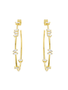 BOUCLES D'OREILLES -  BAGUETTE HOOPS - MYA BAY   