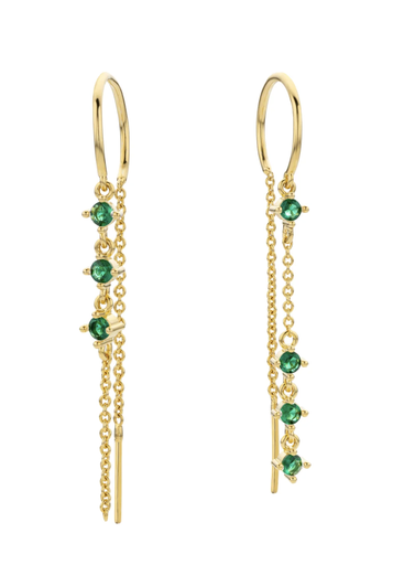 BOUCLES D'OREILLES -  GREEN RIALTO - MYA BAY   