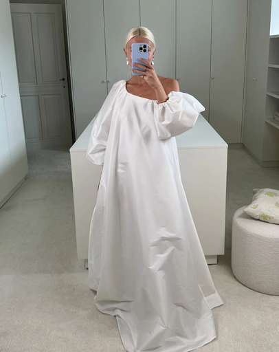 [G011] GEORGETTE - Bernadette - Nathalie One-Shoulder Wedding Dress - G011