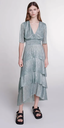 MAJE - Robe Midi sauge Ruffine - T42 - C03546