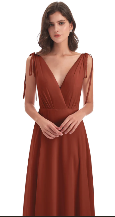 Robe Maxi terracotta - T38 - C03597