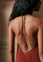 Sezane - Robe Midi terracotta - T38 - C03601