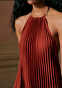 Sezane - Robe Midi terracotta - T38 - C03601
