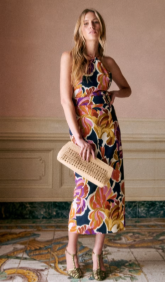 Sezane - Robe Midi multicolore - T34 - C03608