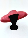 T&O CONCEPT - Chapeau Audrey Hepburn Bordeaux - A680
