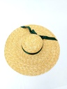 T&O CONCEPT - Chapeau Paille Small Vert - A551