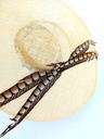 T&O CONCEPT - Chapeau naturel plume bune  - A641