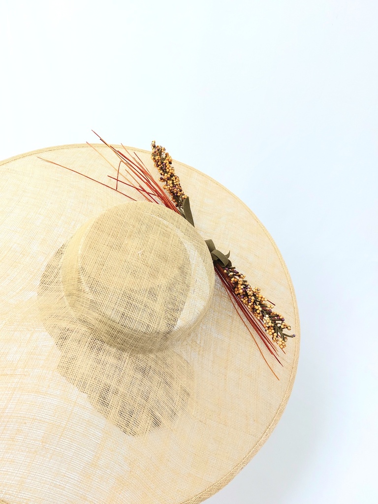 T&O CONCEPT - Chapeau naturel beige  - A642