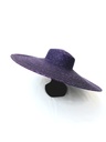 T&O CONCEPT - Chapeau de paille Bleu foncé- A686