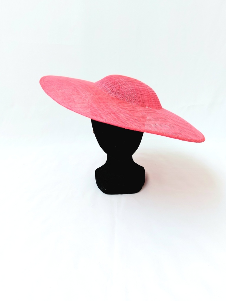 T&O CONCEPT - Chapeau Rose Uni Framboise - A549