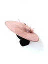 T&O CONCEPT - Chapeau Mauve avec plumes - A707
