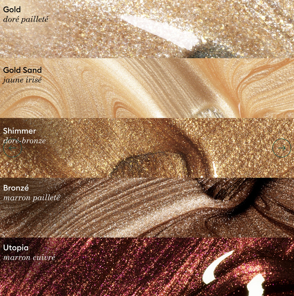 Vernis semi-permanent Green Flash Gold Sand - Manucurist