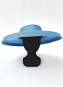 T&O CONCEPT - Chapeau Audrey Hepburn Bleu - A685