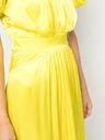 ROTATE - Robe mi-longue blanche fleurie - C03617