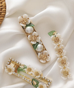 LOC - Barrette 3 fleurs N1 - A1299