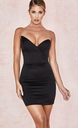 HOUSE OF CB Robe Bustier noire  - 1066