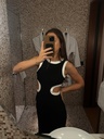 Staud - robe longue noire cut-out - 1507
