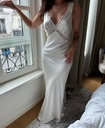 REFORMATION Chania Dress blanche cassée nuisette - 1195