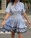CHLOE Robe bleu ciel - 1014