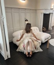 VALENTINO Robe fleurs brodées - 1274