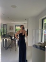 The Attico - Robe Noir Cut - Collection Milky - 1409