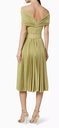 Elizabetha Franchi - Robe plisée pistache - Collection Milky - 1556