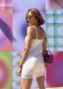 ARMANI Robe Pastille rose pâle - 1299