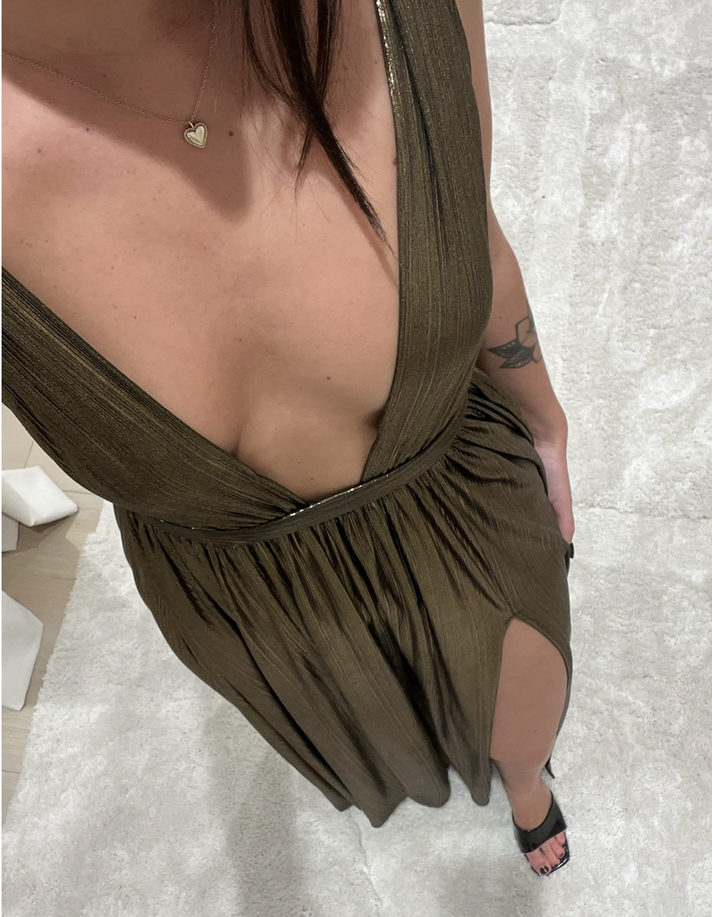 BRONX AND BANCO - Robe Maxi dorée  - T36 - C03281