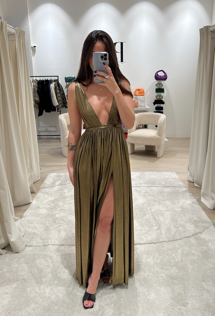 BRONX AND BANCO - Robe Maxi dorée  - T36 - C03281