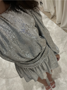 ANIYE BY - Robe Mini sequins argent - T36 - C03004