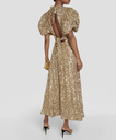 ROTATE - Robe longue sequin gold - Collection Milky -  1429