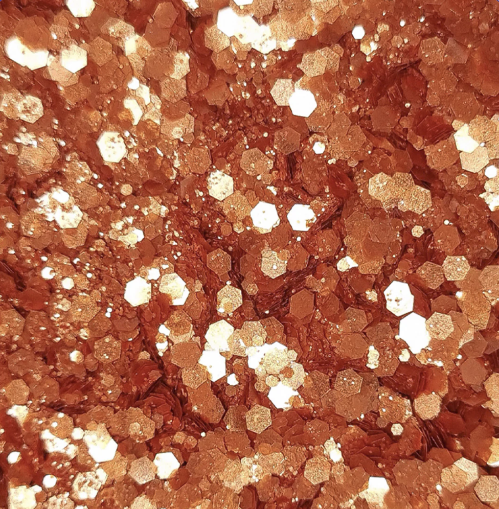 Paillettes Biodégradables Cuivre MOUSTACHE - SISI LA PAILLETTE