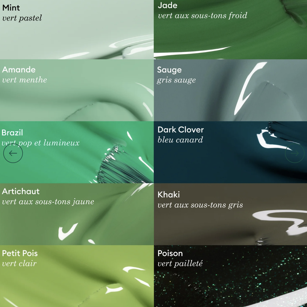 Vernis Semi-Permanent Green Flash - JADE - Manucurist