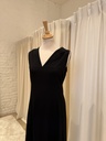  SPORTMAX - Robe noire capuche - T38 - C01128 