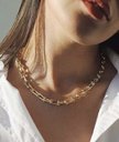 Collier Chloé doré 