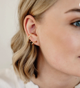 Aurore Havenne - Boucles d'oreille Gloria Vermeil - 1 pièce