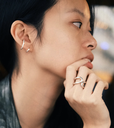 Aurore Havenne - Boucles d'oreille Gloria Silver - 1 pièce 