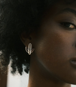 Aurore Havenne - Boucles d'oreille Séléné Vermeil