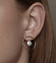 Aurore Havenne - Boucles d'oreille Calliope Vermeil 