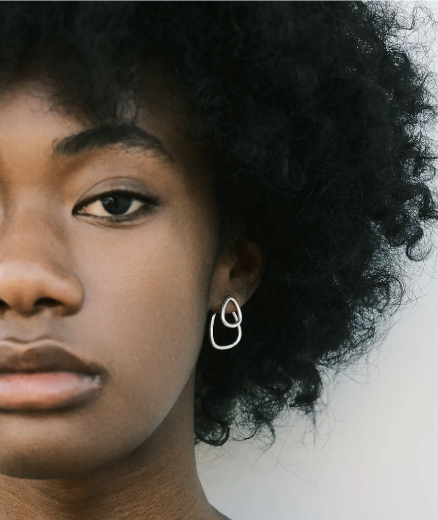 Aurore Havenne - Boucles d'oreille Héméra Silver 