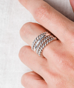 Aurore Havenne - Bague Twist Silver 