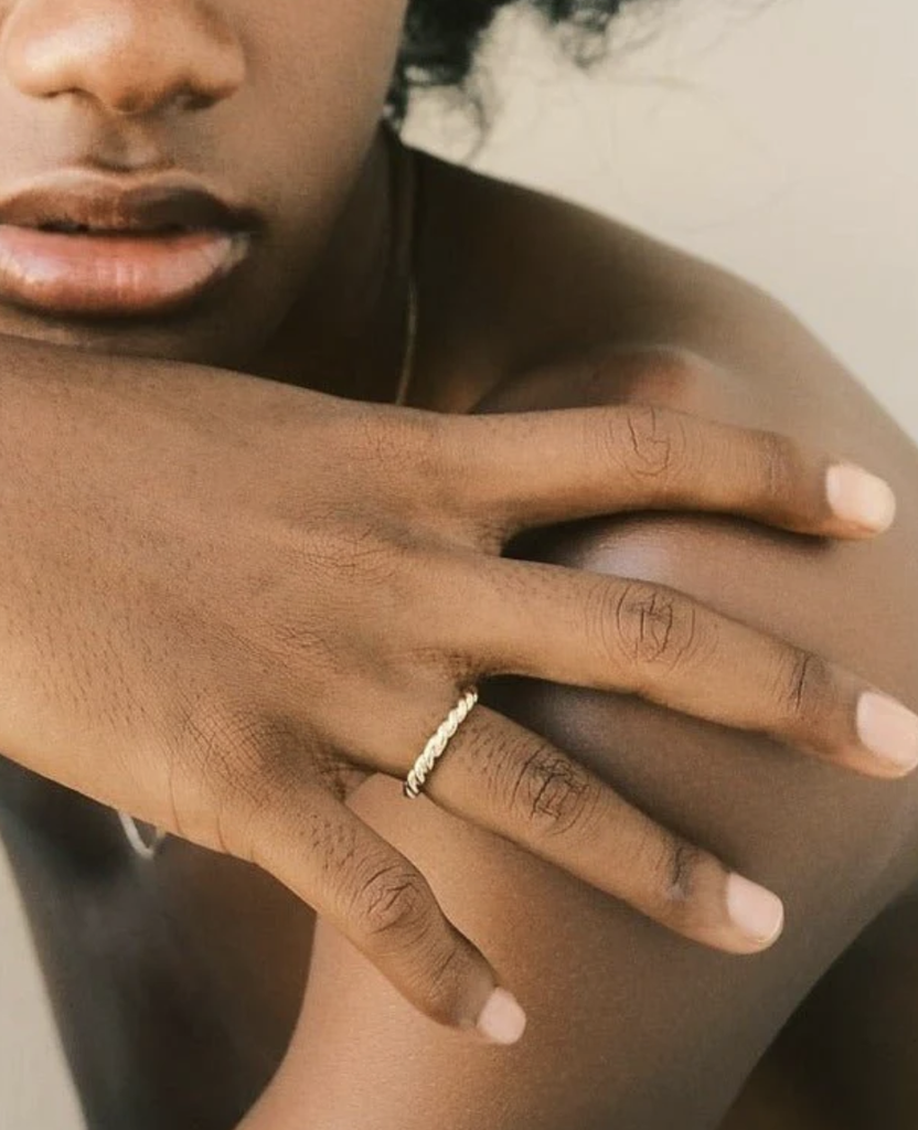 Aurore Havenne - Bague Twist Vermeil