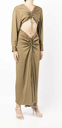 CHRISTOPHER ESBER - Robe Longue Olive - C03221