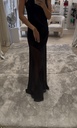 Robe longue avec bretelles transparentes - C03223