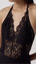 Musier- Robe longue dentelle noire- T36 - C01151