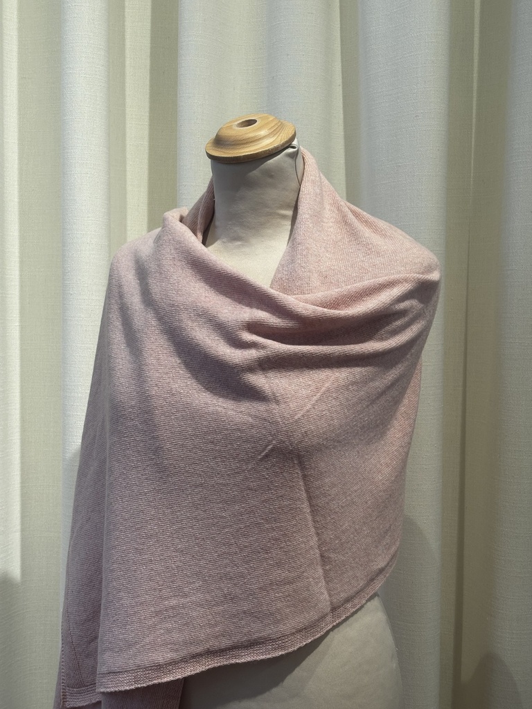 Etole cachemire rose pale  C03520 